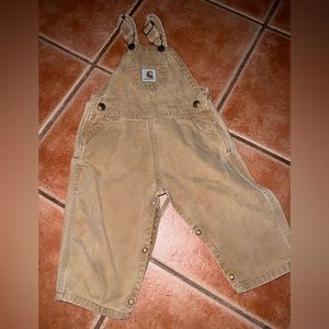 Carhartt tan overalls 24 months